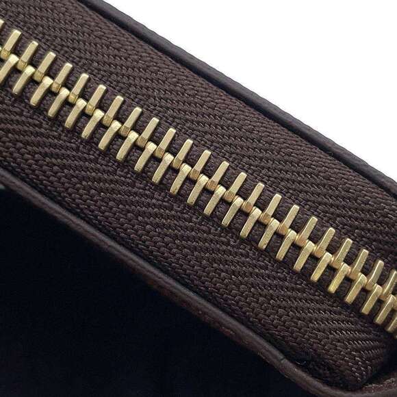 Louis Vuitton Damier Ebene Brown Zippy Wallet Long - Picture 6 of 9